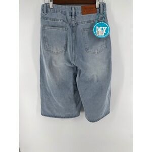 MY FASHION Light Wash Denim Bermuda Shorts Size M